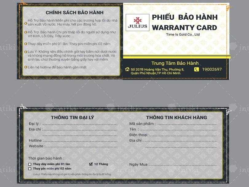 In tem bảo hành | Địa chỉ in tem bảo hành giá rẻ tại Hà Nội